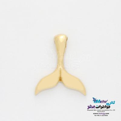 آویز طلا - طرح دم وال