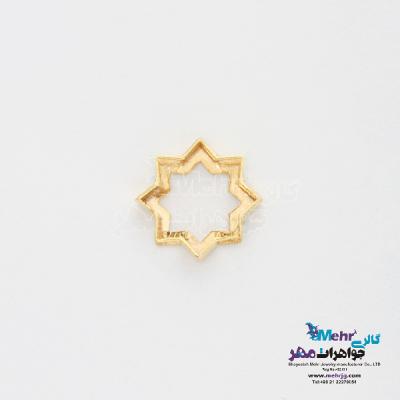 نمای دوم آویز طلا - طرح اسلیمی