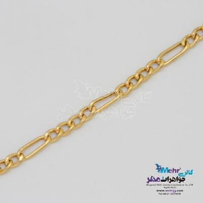 دستبند طلا - طرح فیگارو