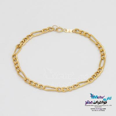 نمای دوم دستبند طلا - طرح فیگارو