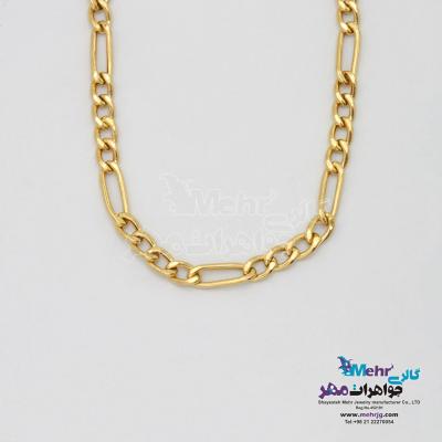 گردنبند طلا - طرح فیگارو طول 40 سانتی متر