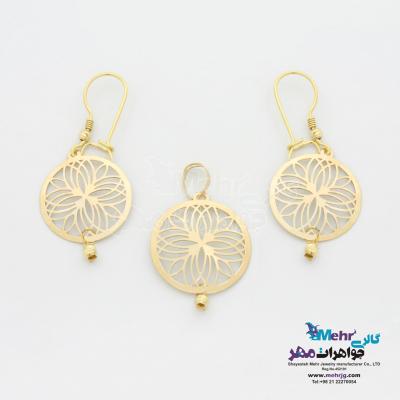نیم ست طلا - طرح اسلیمی