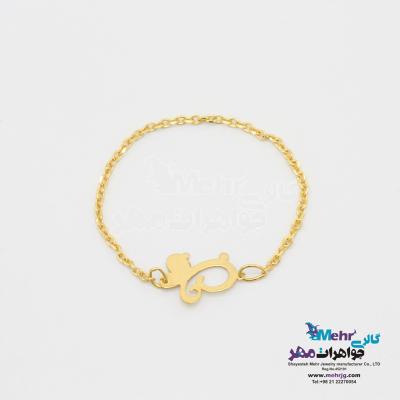 انگشتر طلا - طرح پروانه