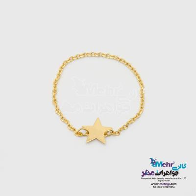 انگشتر طلا - طرح ستاره