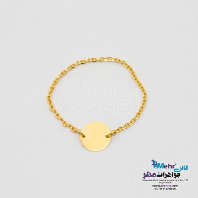 انگشتر طلا - طرح دایره