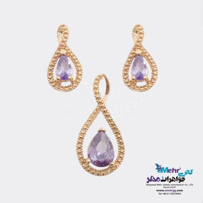 نیم ست طلا - طرح بی نهایت