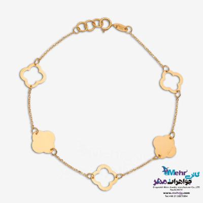 نمای دوم دستبند طلا - طرح ونکلیف