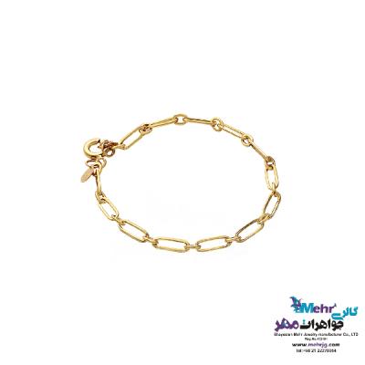 نمای دوم دستبند طلا -- طرح هرمس