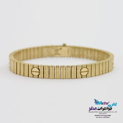 نمای دوم دستبند طلا - طرح کارتیه لاو آنلیمیتد