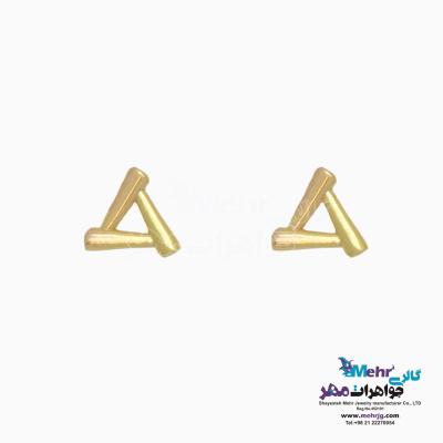 گوشواره طلا - طرح مثلث