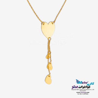 گردنبند طلا - طرح قلب