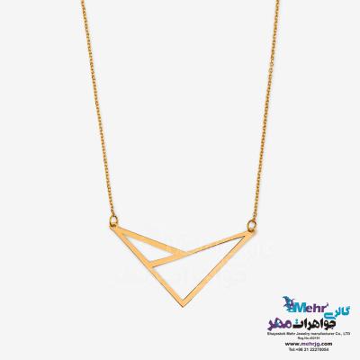 گردنبند طلا - طرح مثلث