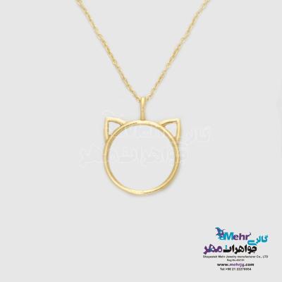 گردنبند طلا - طرح گربه
