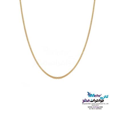 نمای دوم زنجیر طلا - طرح بیزمارک طول ۴۵ سانتیمتر