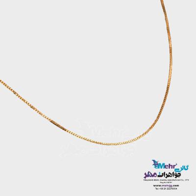 نمای دوم زنجیر طلا - طرح ونیزی (آجری) طول۴۵ سانتیمتر