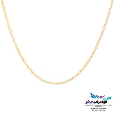 زنجیر طلا - طرح کارتیه طول ۴۵ سانتی‌متر