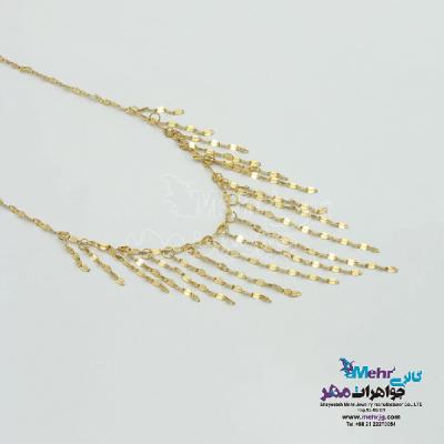 نمای دوم گردنبند طلا - طرح استار