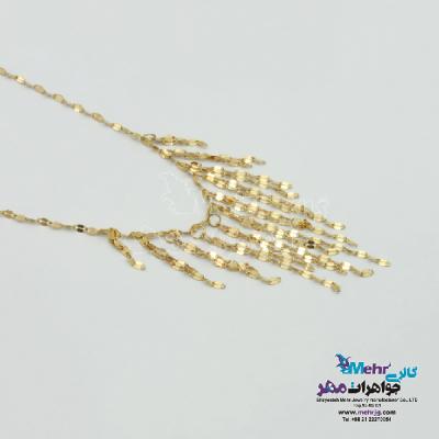 نمای دوم گردنبند طلا - طرح استار