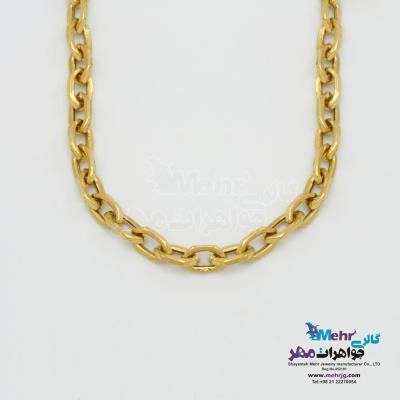 زنجیر طلا - طرح دیپلمات طول 40 سانتی‌متر