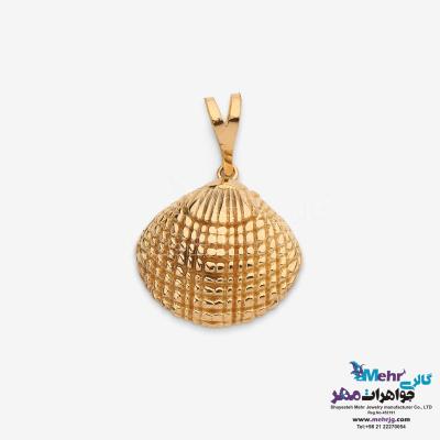آویز طلا - طرح صدف