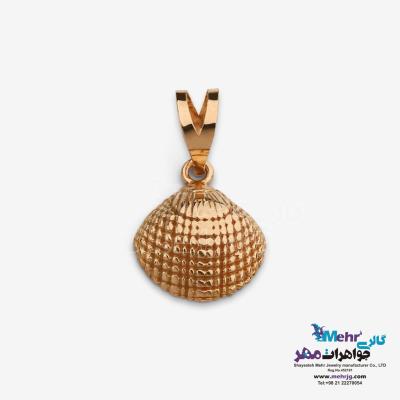 آویز طلا - طرح صدف