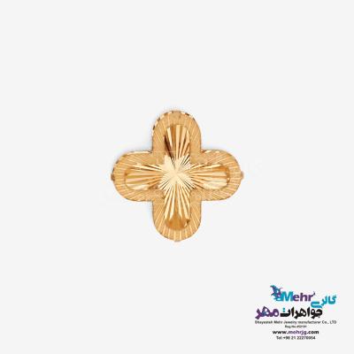 آویز طلا - طرح گل