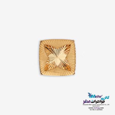 آویز طلا - طرح مربع