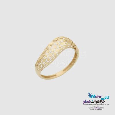 انگشتر طلا - طرح توری