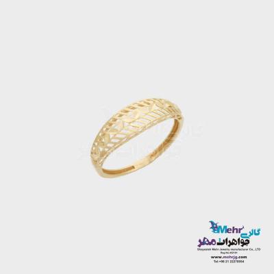 انگشتر طلا - طرح توری