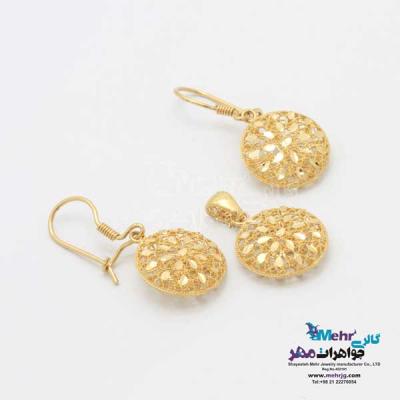 نمای دوم نیم ست طلا - طرح دایره