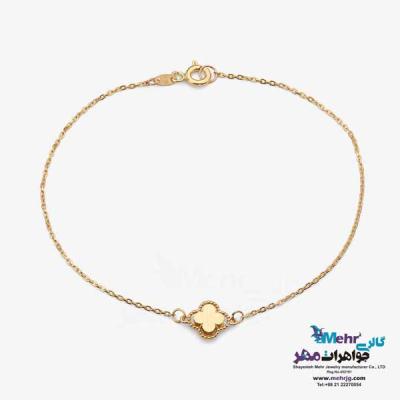 نمای دوم دستبند طلا - طرح ونکلیف تراش
