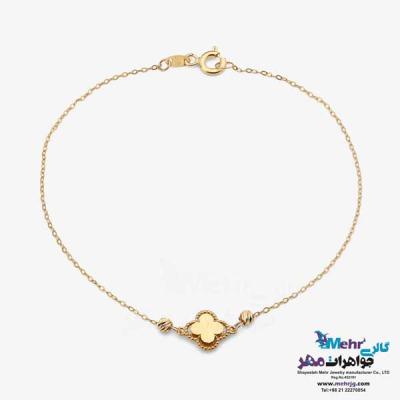 نمای دوم دستبند طلا - طرح ونکلیف تراش