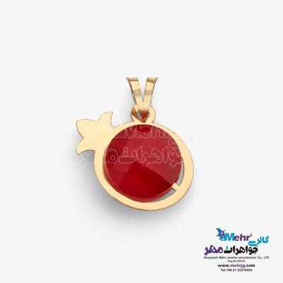 آویز طلا - طرح انار