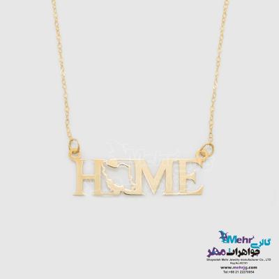 گردنبند طلا - طرح نقشه ی ایران