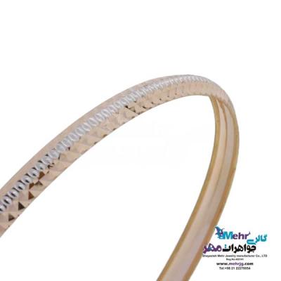 نمای دوم النگو طلا دست اول کم اجرت - طرح تراش سایز 2