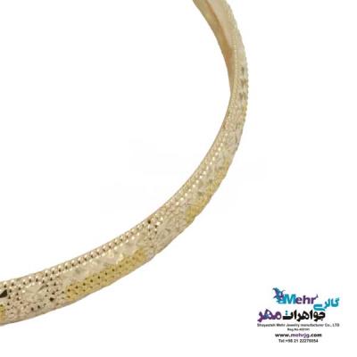 نمای دوم النگو طلا دست اول کم اجرت - طرح تراش سایز 2