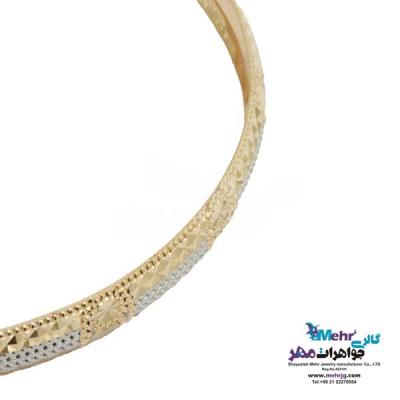 نمای دوم النگو طلا دست اول کم اجرت - طرح تراش سایز 2