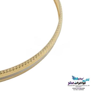 نمای دوم النگو طلا دست اول کم اجرت - طرح تراش سایز 2