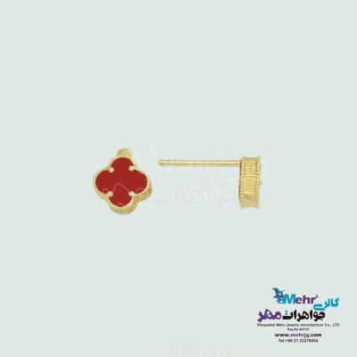 نمای دوم گوشواره طلا - طرح ونکلیف
