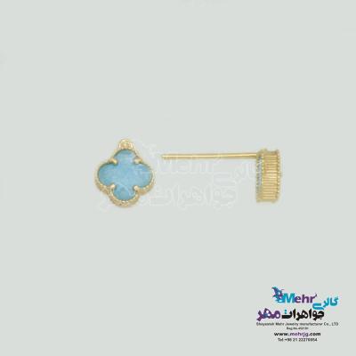 نمای دوم گوشواره طلا - طرح ونکلیف