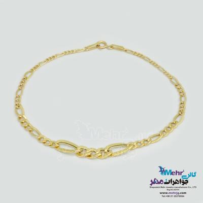 نمای دوم دستبند طلا - طرح فیگارو