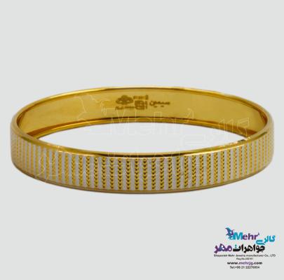 النگو طلا دست اول کم اجرت - طرح تراش سایز 3