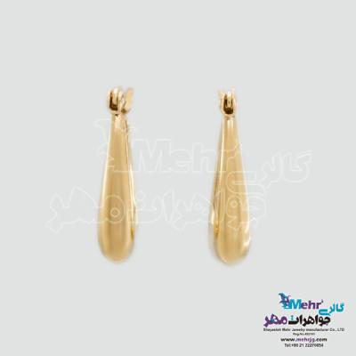 نمای دوم گوشواره طلا - طرح هندسی