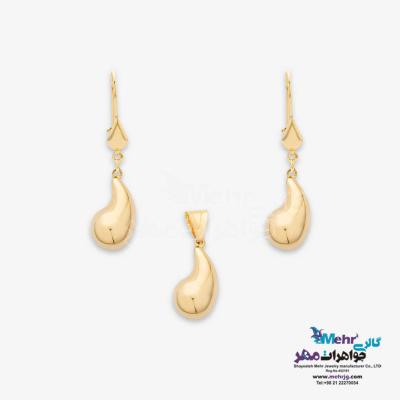 نیم ست طلا - طرح قطره