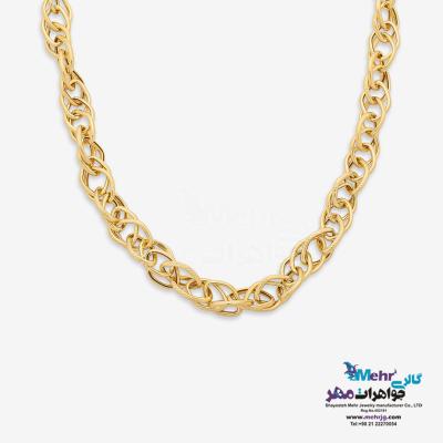 گردنبد طلا - طرح حلقه های تو در تو