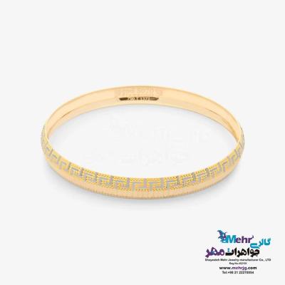 النگو طلا دست اول کم اجرت - طرح تراش سایز 2