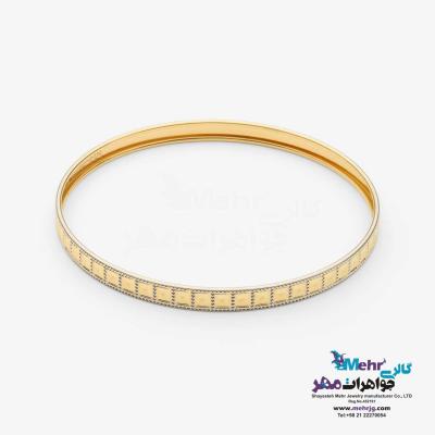 النگو طلا دست اول کم اجرت - طرح تراش سایز 2