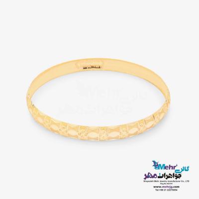 النگو طلا دست اول کم اجرت - طرح تراش سایز 1