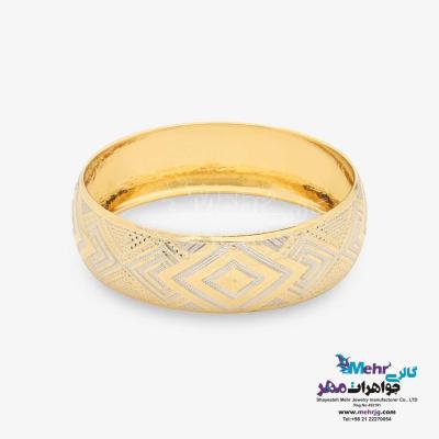 النگو طلا دست اول کم اجرت - طرح تراش سایز 3