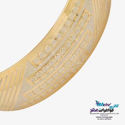 نمای دوم النگو طلا دست اول کم اجرت - طرح تراش سایز 3